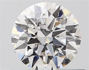 Foto Diamante Natural 0.50 quilates, Redondo , Color E, claridad SI1 y certificado GIA de