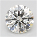 Lab Grown Diamond 2.36 Carats, Round with Ideal Cut, G Color, VVS2 Clarity and Certified by IGI