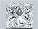 Natural Diamond 1.06 Carats, Princess with  Cut, G Color, VS1 Clarity and Certified by GIA