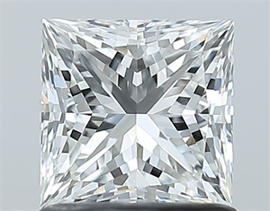 Picture of Natural Diamond 1.06 Carats, Princess with  Cut, G Color, VS1 Clarity and Certified by GIA