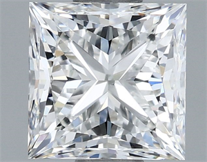 Picture of Natural Diamond 1.21 Carats, Princess with  Cut, H Color, VS2 Clarity and Certified by GIA