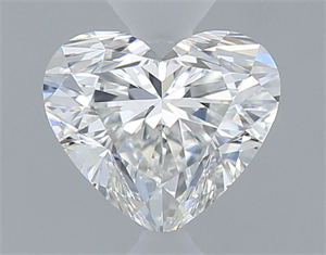 Picture of Natural Diamond 0.50 Carats, Heart with  Cut, F Color, VS2 Clarity and Certified by GIA