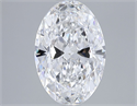 Natural Diamond 3.02 Carats, Oval with  Cut, E Color, SI1 Clarity and Certified by GIA
