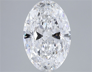 Picture of Natural Diamond 3.02 Carats, Oval with  Cut, E Color, SI1 Clarity and Certified by GIA