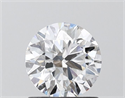 Lab Grown Diamond 1.01 Carats, Round with Ideal Cut, D Color, VVS1 Clarity and Certified by IGI