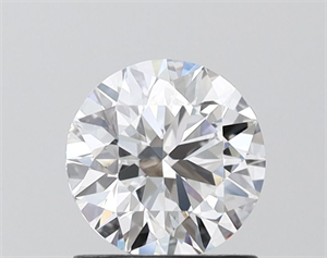Picture of Lab Grown Diamond 1.01 Carats, Round with Ideal Cut, D Color, VVS1 Clarity and Certified by IGI