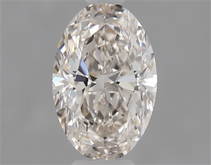Foto Diamante Natural 0.66 quilates, Ovalado , Color J, claridad IF y certificado GIA de