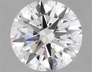 Picture of Lab Grown Diamond 1.09 Carats, Round with Ideal Cut, E Color, VS1 Clarity and Certified by IGI