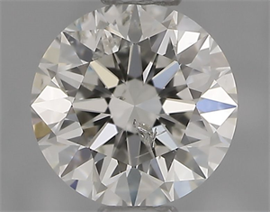 Foto Diamante Natural 0.54 quilates, Redondo , Color H, claridad SI2 y certificado IGI de