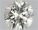 Diamante Natural 0.70 quilates, Redondo , Color K, claridad SI1 y certificado GIA