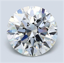 Diamante Natural 3.03 quilates, Redondo , Color H, claridad VS2 y certificado GIA