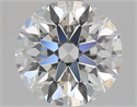 Natural Diamond 2.13 Carats, Round with Excellent Cut, F Color, VVS2 Clarity and Certified by GIA