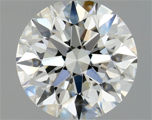 Picture of Natural Diamond 0.85 Carats, Round with Excellent Cut, H Color, VS1 Clarity and Certified by GIA