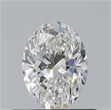 Natural Diamond 0.50 Carats, Oval with  Cut, F Color, VS1 Clarity and Certified by GIA