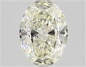 Natural Diamond 1.08 Carats, Oval with  Cut, K Color, VS1 Clarity and Certified by GIA