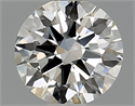 Diamante Natural 0.50 quilates, Redondo , Color J, claridad VVS2 y certificado GIA