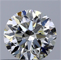 Diamante Natural 0.51 quilates, Redondo , Color I, claridad VVS1 y certificado GIA