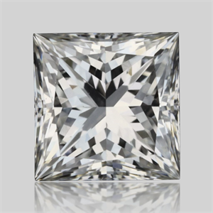 Picture of Natural Diamond 0.31 Carats, Princess with  Cut, H Color, VVS2 Clarity and Certified by GIA