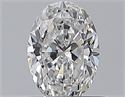 Natural Diamond 0.52 Carats, Oval with  Cut, E Color, VS1 Clarity and Certified by GIA