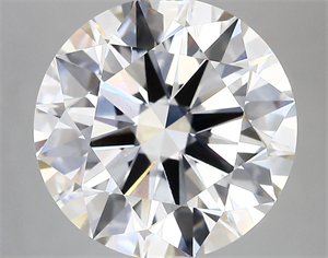 Picture of Lab Grown Diamond 6.06 Carats, Round with Excellent Cut, D Color, VVS2 Clarity and Certified by GIA