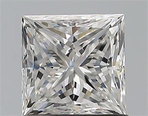 Foto Diamante Natural 1.00 quilates, Princesa , Color F, claridad VS1 y certificado GIA de