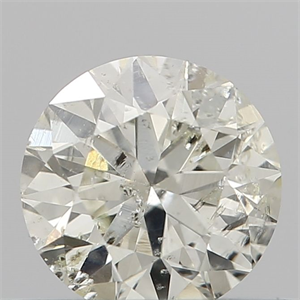 Picture of Natural Diamond 0.41 Carats, Round with Excellent Cut, L Color, SI2 Clarity and Certified by IGI