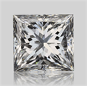 Natural Diamond 0.71 Carats, Princess with  Cut, D Color, VVS1 Clarity and Certified by GIA