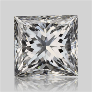 Picture of Natural Diamond 0.71 Carats, Princess with  Cut, D Color, VVS1 Clarity and Certified by GIA