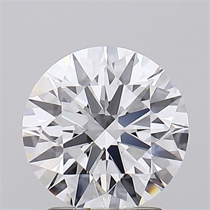 Picture of Lab Grown Diamond 2.02 Carats, Round with Excellent Cut, E Color, FL Clarity and Certified by GIA