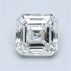 Picture of Natural Diamond 1.50 Carats, Asscher with  Cut, I Color, VS1 Clarity and Certified by GIA