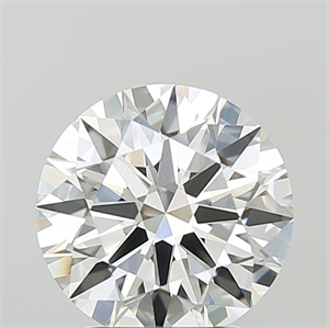 Picture of Lab Grown Diamond 3.10 Carats, Round with Ideal Cut, F Color, VVS2 Clarity and Certified by IGI
