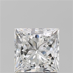Picture of Natural Diamond 1.50 Carats, Princess with  Cut, G Color, SI2 Clarity and Certified by GIA
