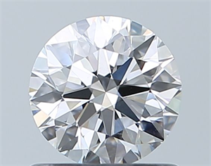 Picture of Natural Diamond 0.74 Carats, Round with Excellent Cut, D Color, SI1 Clarity and Certified by GIA