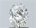 Diamante Natural 0.90 quilates, Ovalado , Color G, claridad VS2 y certificado GIA
