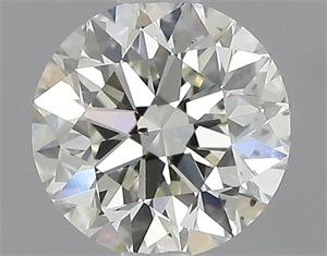 Picture of Natural Diamond 0.70 Carats, Round with Very Good Cut, L Color, VS2 Clarity and Certified by GIA