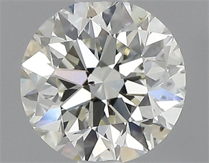 Picture of Natural Diamond 0.70 Carats, Round with Very Good Cut, L Color, VS2 Clarity and Certified by GIA