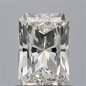 Picture of Natural Diamond 0.71 Carats, Radiant with  Cut, H Color, VVS1 Clarity and Certified by IGI