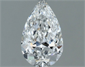 Natural Diamond 0.52 Carats, Pear with  Cut, E Color, VVS2 Clarity and Certified by GIA