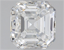 Natural Diamond 1.30 Carats, Asscher with  Cut, F Color, VS2 Clarity and Certified by GIA
