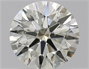 Natural Diamond 0.90 Carats, Round with Excellent Cut, M Color, SI1 Clarity and Certified by GIA