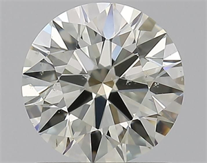 Picture of Natural Diamond 0.90 Carats, Round with Excellent Cut, M Color, SI1 Clarity and Certified by GIA