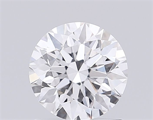 Picture of Lab Grown Diamond 1.07 Carats, Round with Excellent Cut, D Color, VVS2 Clarity and Certified by IGI