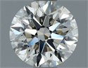 Natural Diamond 1.25 Carats, Round with Excellent Cut, J Color, VVS2 Clarity and Certified by IGI