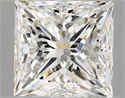 Natural Diamond 3.01 Carats, Princess with  Cut, I Color, VS2 Clarity and Certified by GIA