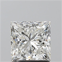 Natural Diamond 1.51 Carats, Princess with  Cut, I Color, SI1 Clarity and Certified by GIA