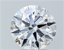 Natural Diamond 1.82 Carats, Round with Excellent Cut, E Color, VVS1 Clarity and Certified by GIA