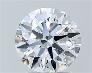 Picture of Natural Diamond 1.82 Carats, Round with Excellent Cut, E Color, VVS1 Clarity and Certified by GIA