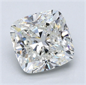 Natural Diamond 2.01 Carats, Cushion with  Cut, I Color, SI1 Clarity and Certified by GIA