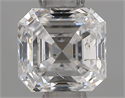 Natural Diamond 0.51 Carats, Asscher with  Cut, E Color, SI2 Clarity and Certified by IGI