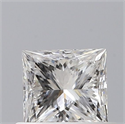Diamante Natural 0.50 quilates, Princesa , Color F, claridad VS2 y certificado GIA